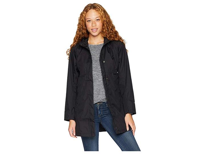 Eddie Bauer Mackenzie Trench Coat (black) Women's Coat