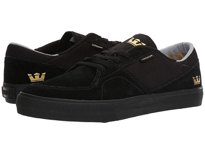 Supra Melrose (black/black/gum) Men's Skate Shoes