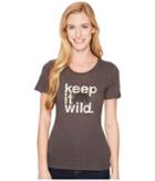 Columbia Outdoor Elements Tee Ii (shark/keep It Wild) Women's T Shirt