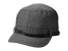 Calvin Klein Chambray Cap W/ Buckle Band (solid Black Chambray) Caps