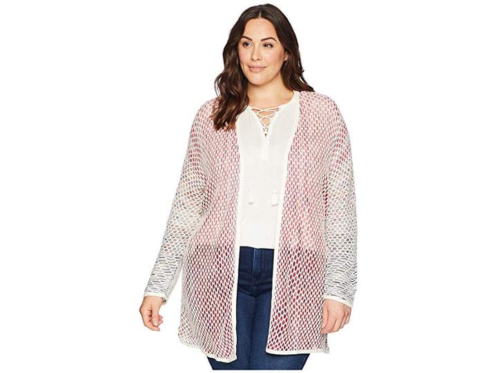 Nic+zoe Plus Size Cubantino Cardy (multi) Women's Sweater