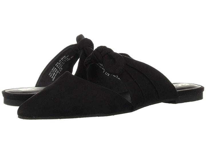 Seychelles Quarter (black V Suede) Women's Flat Shoes
