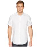 Robert Graham Cyprus Short Sleeve Woven Shirt (white) Men's Clothing