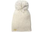 Betsey Johnson Firework Beanie W/ Pom Pom (ivory) Beanies