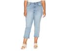 Nydj Plus Size Plus Size Marilyn Straight Ankle Seastar Embroidery In Point Dume (point Dume) Women's Jeans