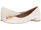 Tory Burch Chelsea 25mm Ballet Flat (perfect Ivory) Women's Flat Shoes