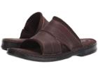 Clarks Malone Easy (dark Brown Tumbled Leather) Men's Shoes