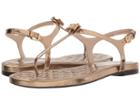 Cole Haan Tali Mini Bow Sandal (gold Specchio) Women's Sandals
