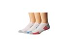 New Balance N611 Performance No Show Socks 3-pair Pack (white) Men's No Show Socks Shoes