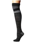 Smartwool Built Up Beehive Over-the-knee (black) Women's Thigh High Socks Shoes