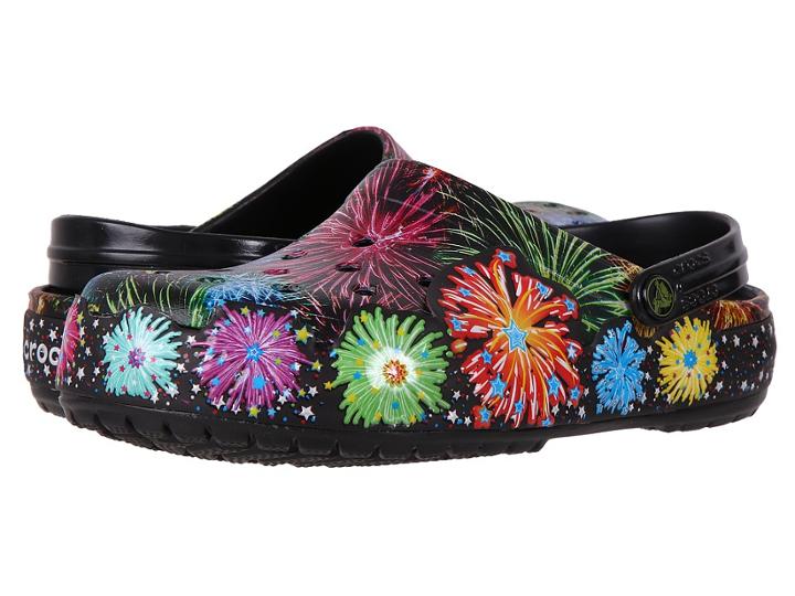 Crocs Crocband Fireworks Clog (black) Clog/mule Shoes