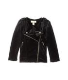 Peek Moto Jacket (toddler/little Kids/big Kids) (black) Girl's Coat