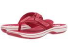 Clarks Brinkley Reef Boxed (red Synthetic) Women's Sandals