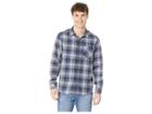 Billabong Freemont Flannel (navy) Men's Long Sleeve Button Up