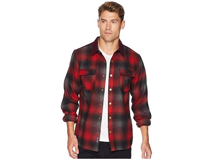 Roark Nordsman Flannel (red) Men's Clothing