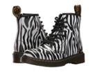 Dr. Martens Kid's Collection Delaney Zbr (little Kid/big Kid) (zebra Print Backhand) Girls Shoes