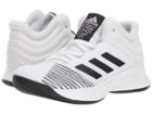Adidas Kids Pro Spark Basketball Wide (little Kid/big Kid) (white/black/grey) Kid's Shoes