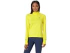 Asics Thermopolis(r) Long Sleeve 1/2 Zip (lemon Spark) Women's Sweatshirt