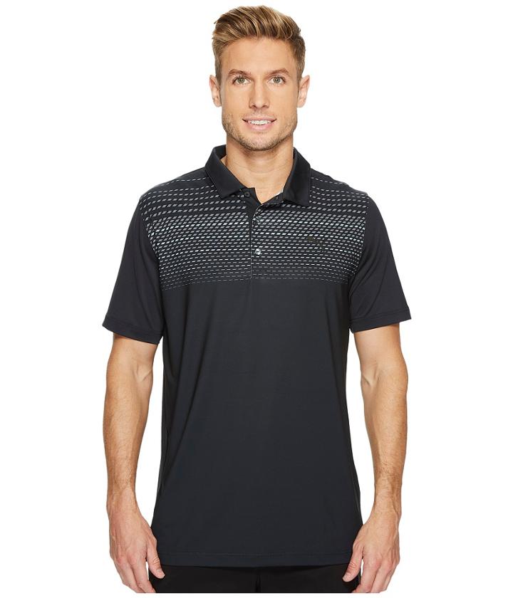 Puma Golf Sportstyle Road Map Polo (black) Men's Short Sleeve Knit