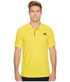 Adidas Barricade Polo (yellow/black) Men's Short Sleeve Pullover