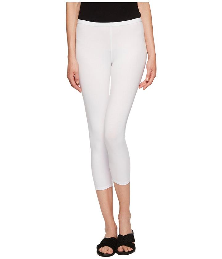 Eileen Fisher Cropped Leggings (white) Women's Casual Pants