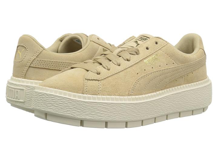 Puma Suede Platform Trace (safari/marshmallow) Women's Shoes