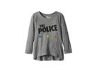 The Original Retro Brand Kids The Police 3/4 Tri-blend Pullover (big Kids) (streaky Grey) Girl's Clothing