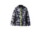 Spyder Kids Constant Full Zip Stryke Jacket (big Kids) (camo Distress Black/black/bryte Yellow) Boy's Coat