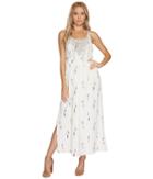 Lucky Brand Embroidered Apron Dress (natural Multi) Women's Dress