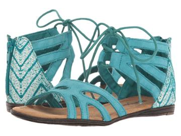 Minnetonka Kids Meri Sandal (toddler/little Kid/big Kid) (turquoise) Girls Shoes