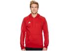 Adidas Core18 Hoodie (power Red/white) Men's Sweatshirt