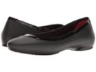 Crocs Lina Shiny Flat (black) Women's Flat Shoes