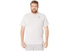Nike Big Tall Dry Tee Dri-fit Cotton Crew Solid (pink Foam/pale Pink/black) Men's T Shirt