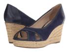 Geox Wsoleil8 (navy) Women's Wedge Shoes