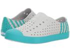 Native Kids Shoes Jefferson Block (little Kid/big Kid) (mist Grey/glacier Green/glacier Stripe) Kid's Shoes