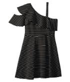 Bardot Junior Senna Ruffle Dress (big Kids) (stripe) Girl's Dress