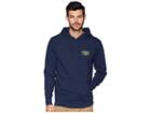 Vans Full Patched Pullover Fleece (dress Blues/green Sheen) Men's Fleece