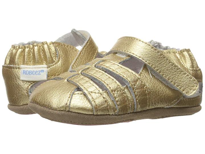 Robeez Paris Sandal Mini Shoez (infant/toddler) (gold) Girls Shoes