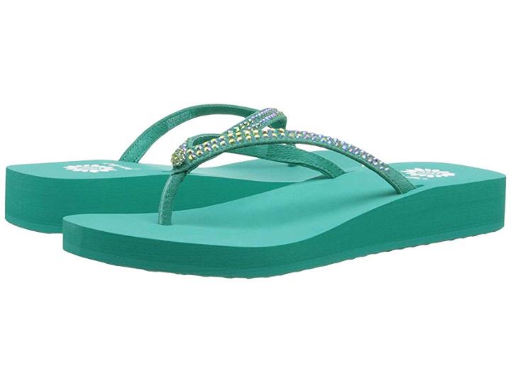 Yellow Box Jello (teal) Women's Sandals