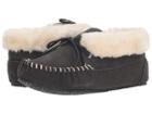 Minnetonka Junior Tie Bootie (charcoal) Women's Boots