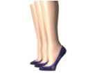 Feetures Hidden Super Low Floral Socks 3-pair Pack (lavendar) Women's Low Cut Socks Shoes