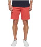 Nautica Anchor Twill Flat Front Shorts (sailor Red) Men's Shorts