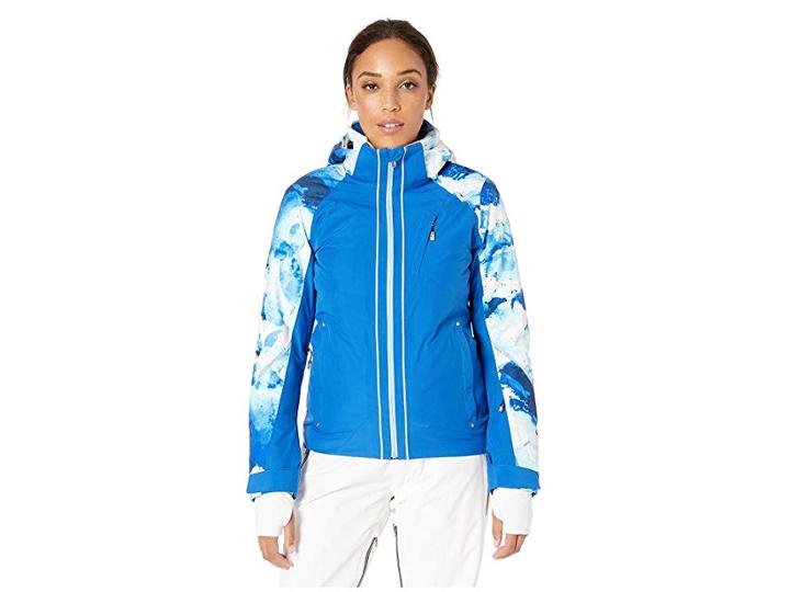 Spyder Rhapsody Jacket (turkish Sea/frequency Turkish Sea/blue Ice) Women's Coat