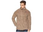True Grit Softest Tip Shearling 1/4 Zip Pullover (cargo) Men's Clothing