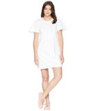 7 For All Mankind Popover Dress W/ Kick Sleeves (white Fashion) Women's Dress
