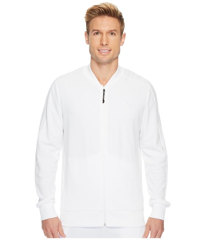 Puma Velour T7 Jacket (puma White) Men's Coat