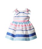 Nanette Lepore Kids Stripe Organza Dress (infant) (blue) Girl's Dress