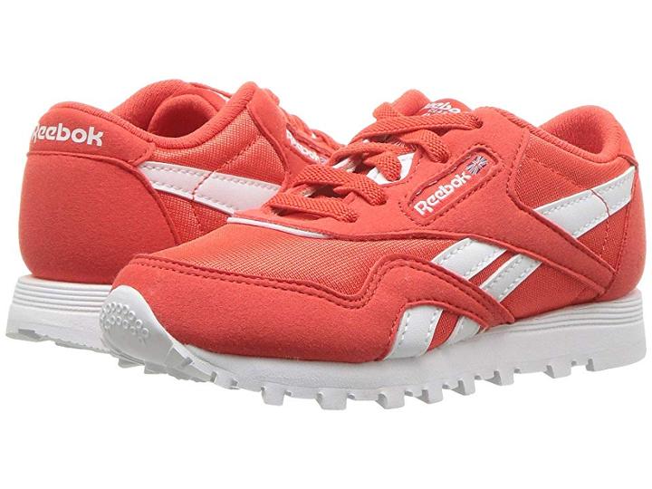 Reebok Kids Classic Nylon Mu (infant/toddler) (red/white) Kids Shoes