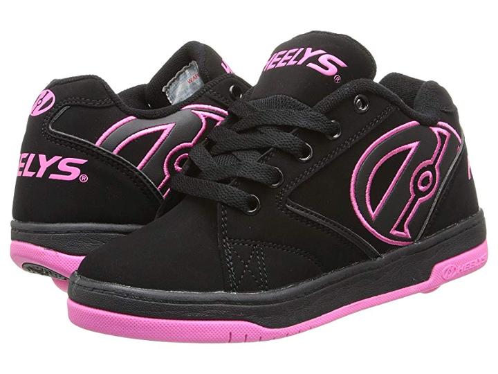 Heelys Propel 2.0 (little Kid/big Kid/adult) (black/pink) Kids Shoes