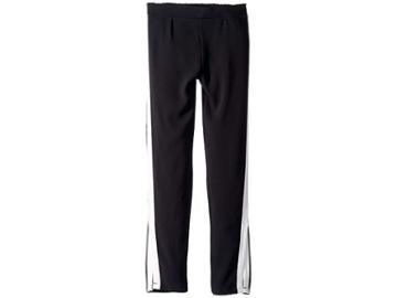 Habitual Girl Kaci Slacks W/ Contrast Taping (big Kids) (black) Girl's Casual Pants